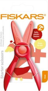 Fiskars 1064065, Kinder, Gerader Schnitt, Einzelbild, Rot, Kunststoff, Kunst-& Handwerksscheren