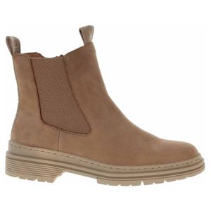 Tamaris Damen Stiefelette Chelsea Boot Leder Reißverschluss bequem 1-25436-41, Größe:39 EU, Farbe:Braun