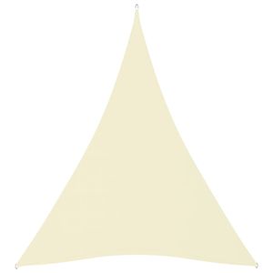 vidaXL Sonnensegel Oxford-Gewebe Dreieckig 4x5x5 m Creme