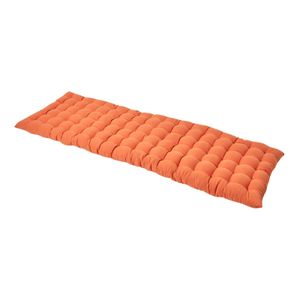 HOMESCAPES 3er polštář na lavici oranžový 100% bavlna