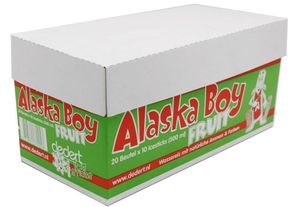 Alaska Boy Icesticks Fruit (20x 500ml) | 200x Wassereis mit je 50ml | Vegan | Glutenfrei | Laktosefrei | Wassereis-Großpackung mit Fruchtsaft | 5x Geschmacksrichtungen Stangeneis zum einfrieren