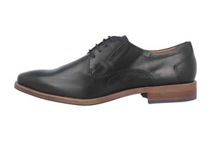 Fretz Men Dino Halbschuhe in Übergrößen Schwarz 1830.6413-51 große Herrenschuhe, Größe:46