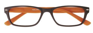 Lesebrille Feeling braun-orange +1.50 dpt G15700