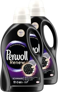 Perwoll Renew Schwarz 2x24 Wäschen Waschmittel Feinwaschmittel dunkle Wäsche