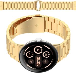 Bizon Strap Uhr Aura Google Pixel Uhr 3 / 2 / 1 41 mm gold