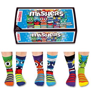 Verrückte Socken Oddsocks Mashers für Jungen im 6er Set