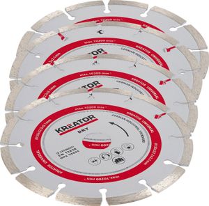 Diamant Trennscheibe 4er Set 150 mm segmentiert für Schlitzfräse
