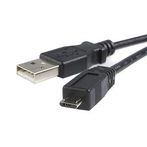 StarTech.com 2 m Micro USB-Kabel - USB A auf Micro B, 2 m, USB A, Micro-USB B, USB 2.0, Männlich/Männlich, Schwarz