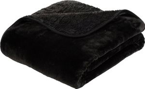 Gözze Kuscheldecke Cashmere-Feeling Premium 180 x 220 cm schwarz (94)