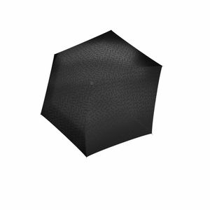 reisenthel deštník pocket mini, deštník, Knirps, deštník do deště, kapesní deštník, polyesterová tkanina, Signature Black Hotprint, RT7058