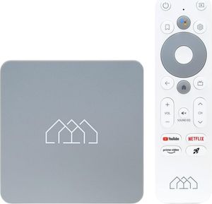 Homatics Box HD Android TV Mediaplayer Grau (Full HD, 5GHz WiFi, Bluetooth, Sprachfernbedienung)