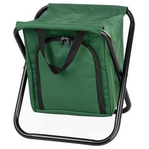 Klappstuhl, Garten, Camping, Angeln, mit wärmeisolierender Tasche, grün, max. 150 kg, 32x27x34 cm, Strend Pro