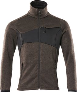 Strickpullover mit Reißverschluss Dunkelanthrazit/Schwarz, Gr. XS MASCOT 18105-951-1809