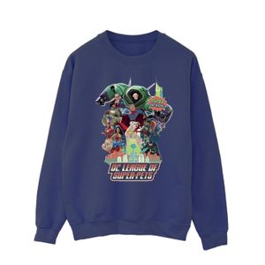 DC Comics - "DC Comics DC League Of Super-Pets Super Powered Pack" Sweatshirt für Herren BI21786 (XXL) (Marineblau)
