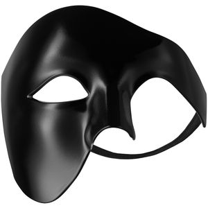 dressforfun Venezianische Maske Phantom - schwarz
