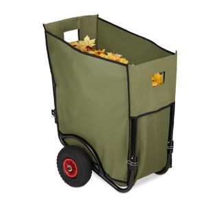 relaxdays Laubwagen klappbar 160 L