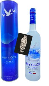 Grey Goose Vodka 700 ml in Metalldose (40% vol) Geschenkdose- [Enthält Sulfite]