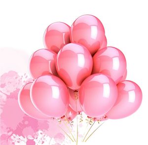 200x Luftballons Ballons Luftballon Luft, Helium pink Hochzeit Deko Dekoration