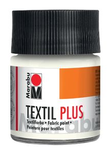 Marabu Textilfarbe "Textil Plus" weiß 50 ml