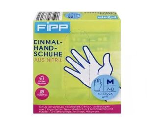 Fipp, Rękawice M, 60 sztuk (PRODUKT Z NIEMIEC)