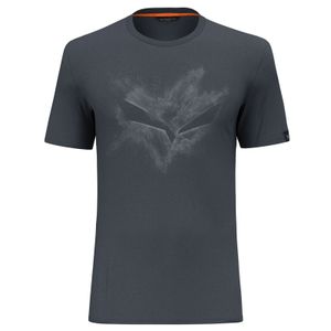 tričko SALEWA PURE CHALK DRY M T-Shirt Onyx Melange 48