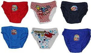 Super Wings Slips für Jungen 6er Pack 6/8 Jahre Gr. 122
