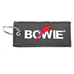David Bowie - Schlüsselanhänger Schein RO7854 (Einheitsgröße) (Grau/Weiß)