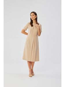 Stylove Midikleid für Frauen Eborashi S361 beige L