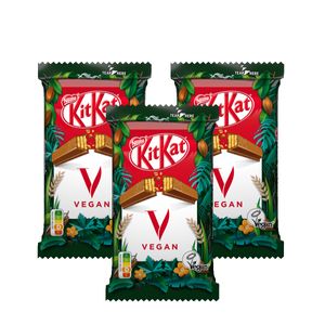 KitKat Vegane Knusperwaffeln in Kakaozubereitung 41g 3er Pack