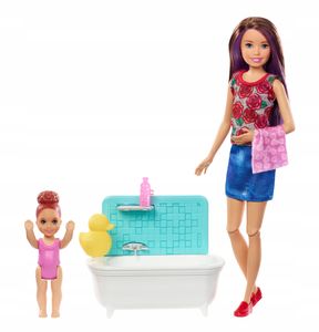 Mattel Barbie opatrovateľka - kúpanie