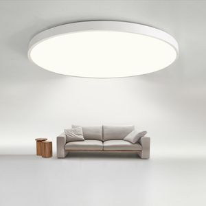 LED Deckenleuchte JDONG 36W Warmliches Weiß 3000K Rund Deckenlampe Weiß passend für Wohnzimmer, Schlafzimmer, Keller, Büro, Flur 40cm