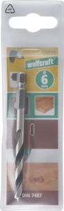 Wolfcraft® CV sześciokątne wiertło do drewna Ø 6 mm