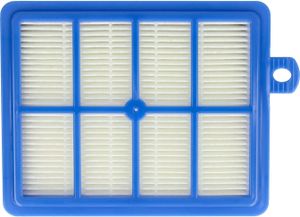 vhbw Staubsaugerfilter kompatibel mit AEG Air Max AAM 6125, 6126, 6127, 6128, 6129, 6120, 6121, 6122, 6123, 6124 Staubsauger - Abluftfilter Blau Weiß