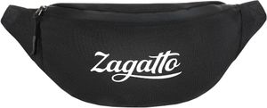 Zagatto Schwarze Nierentasche  mit einem Fach und großem Logo ZG750 Hüfttasche