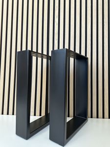 Metall-Tischbeine, Bank und Couchtischfüße, geeignet für Sofa, Couch, Kommode, industrielles robustes Möbelzubehör, 40 x 30 cm, 2 Stück, Schwar Metall-Tischbeine, Bank und Couchtischfüße, geeignet für Sofa, Couch, Kommode, industrielles robustes Möbelzubehör, 40 x 30 cm, 2 Stück, Schwar
