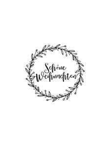 Rayher Spielwaren Stempel Schöne Weihnachten - Kranz, 6 x 6 cm Stempel Basteln & Kreativitätsspielzeug spielzeugknaller