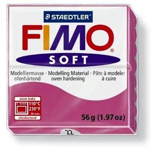 FIMO, Modelliermasse, Knete himbeere soft normal
