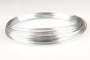Aluminiumdraht 2 mm x 10 m, Silber