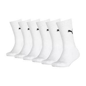 PUMA Kinder Socken, 6er Pack - Easy Rider Junior, ECOM, Basic Socks, Logo, uni Weiß 31-34