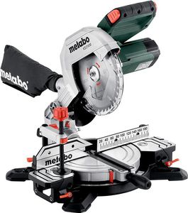 Metabo KS 216 M řezací pila (kartonáž, třída M, s náklonem pilového kotouče, robustní konstrukce, efektivní odsávání třísek) 610216000