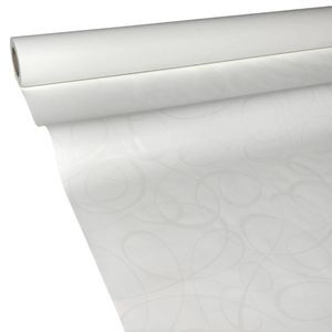 50m x 1,15m JUNOPAX® Papiertischdecke LOOP weiß