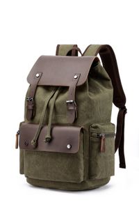 Mofut Rucksack Eleganter und lässiger Retro-Rucksack mit vielen Taschen sowie Laptop-Fach, mit Laptopfach