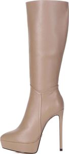 Giaro Stiefel in Übergrößen Taupe  SARAYA TAUPE MATTE große Damenschuhe, Größe:45