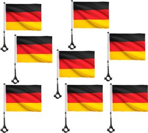 Fanartikel Fahrradflagge 22 x 16 cm, Menge wählen:8 Stück