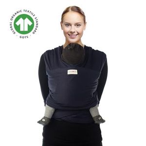 Babylonia Babytrage Tragetuch Baby - Modell Tricot-Slen - Marineblau