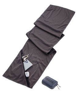 TROIKA Fitness-Handtuch SCHWITZABLEITER Cooling Towel in zwei Farben, Troika_Farbe:grau