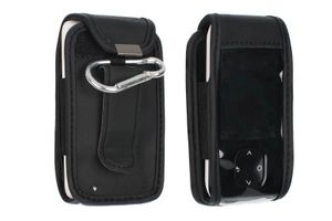 caseroxx Ledertasche mit Gürtelclip kompatibel mit Dexcom G7 aus Echtleder, Tasche mit Gürtelclip und Sichtfenster
