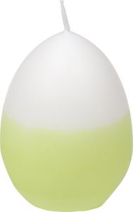 Eierkerze "Mina" Limette 80/60 mm