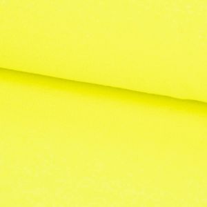 Strickschlauch Bündchenstoff fein NEON gelb meliert 35cm Breite