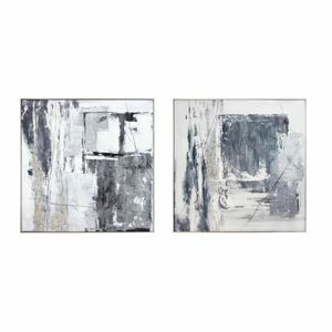 Bild DKD Home Decor abstrakt (2 pcs) (80 x 3 x 80 cm)